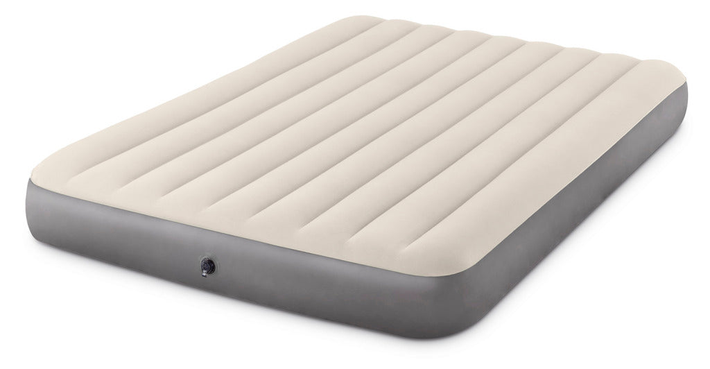 Intex 64103 deluxe durabeam luchtbed 152x203x25cm