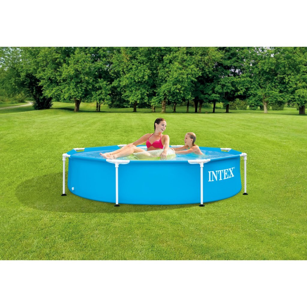 Intex - 28205np metal frame zwembad 244x51 cm blauw