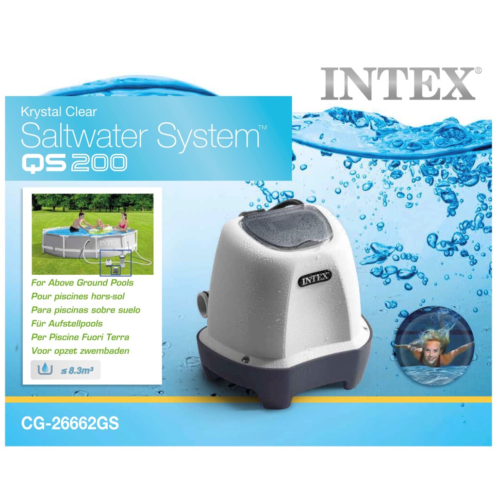 Intex - 26662gs krystal zoutwater systeem 12 volt qs200