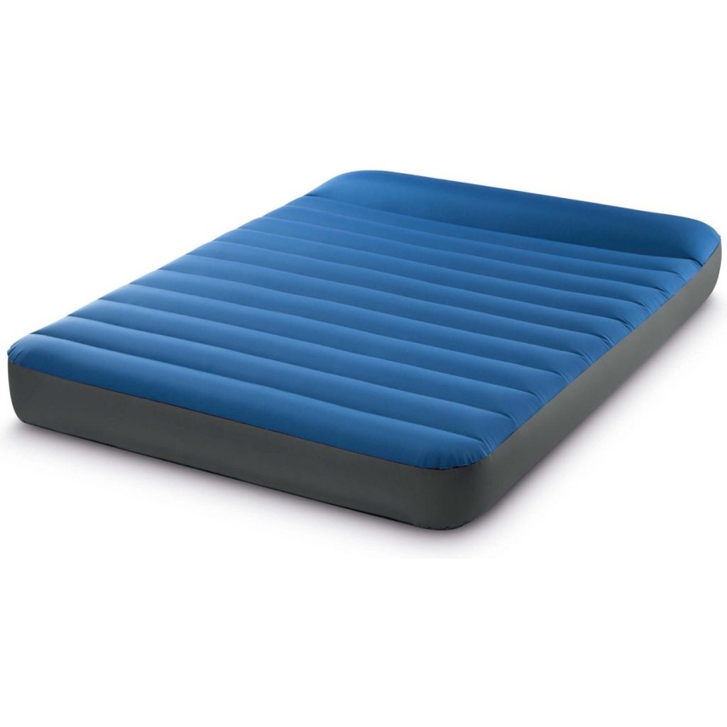 Intex - 64012 truaire twin dura-beam camping mattress met quickfill usb150 luchtpomp 191x137x22 cm