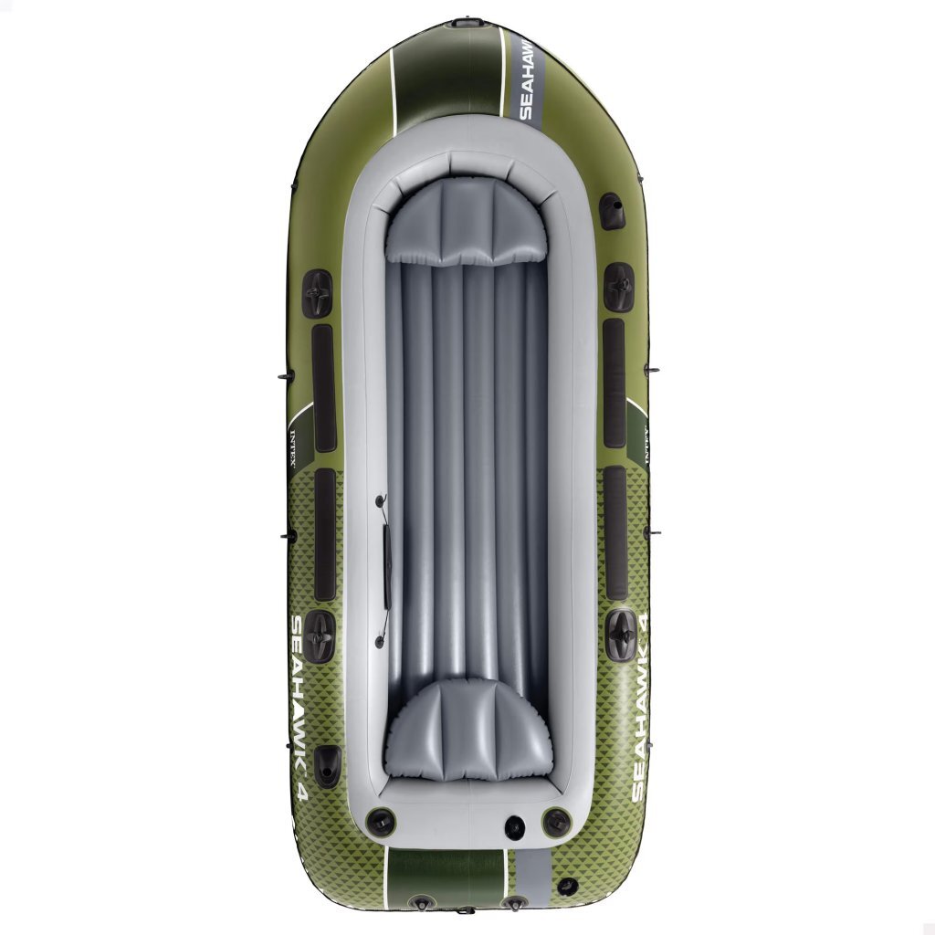 Intex - 66334np seahawk 4 opblaasboot 351x145x48 cm groen