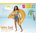 Intex - 58859eu wet set collection sit 'n float opblaasbare drijfstoel verschillende kleuren