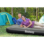 Bestway luchtbedden koppelbaar - zwart - 188 cm x 99 cm x 25 cm