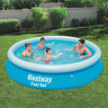 Bestway zwembad fast set rond 366 (blauw lichtblauw)