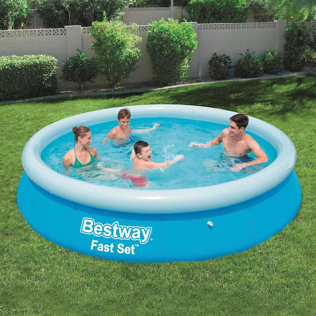 Bestway zwembad fast set rond 366 (blauw lichtblauw)