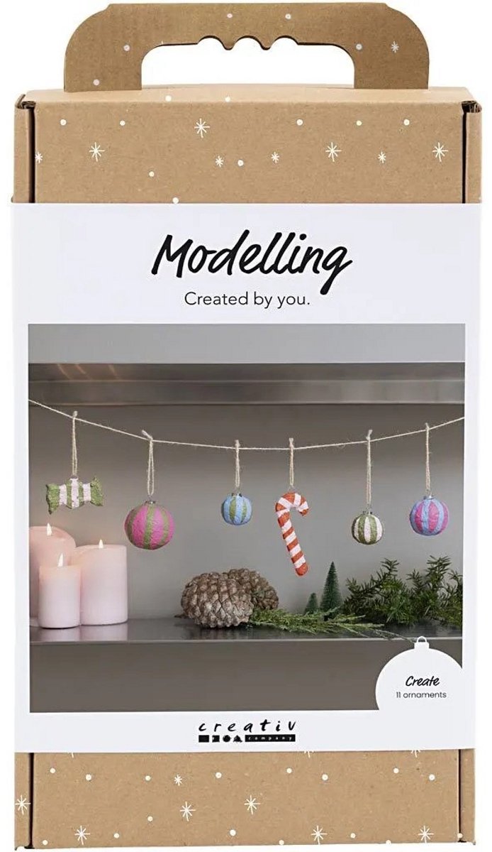 Creativ company hobbyset boetseren kerstfiguren