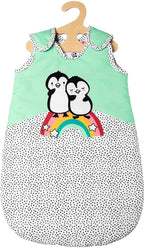 Heless poppen slaapzak pinguin, 35-45 cm