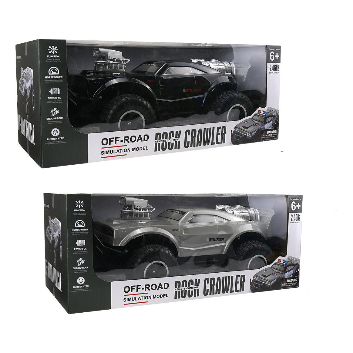 Rc - Rc no fear muscle car 1:8 2.4ghz