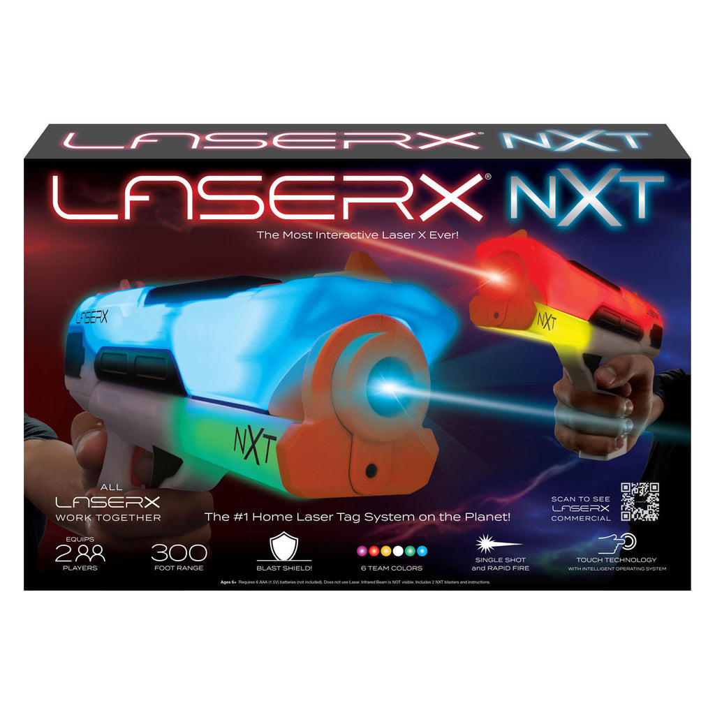 Boti laser x nxt double blasters lasergunset - 2 spelers
