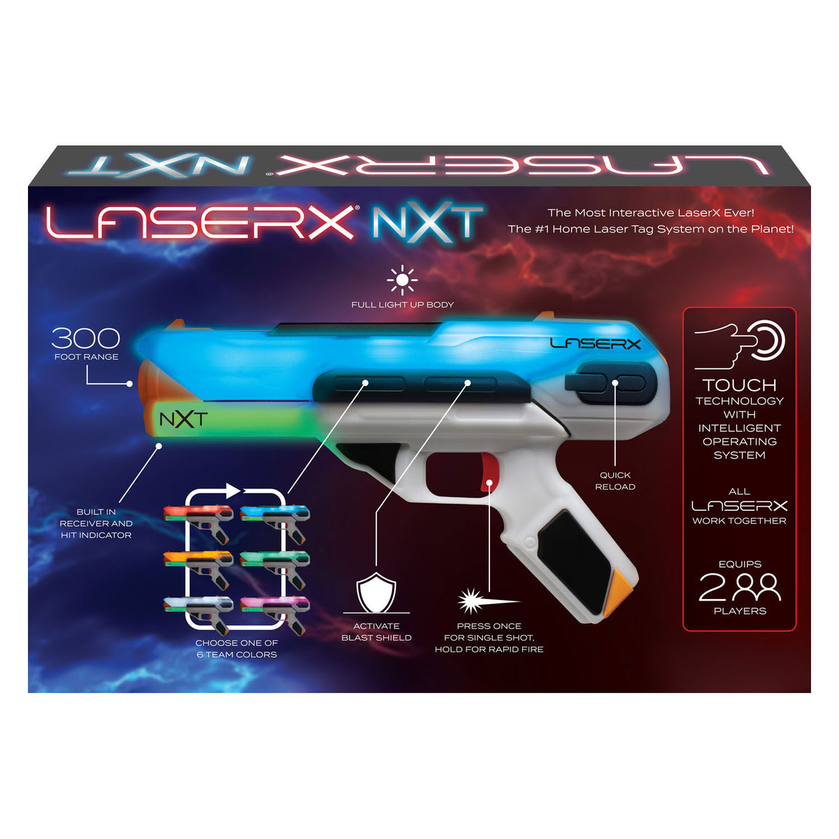 Boti laser x nxt double blasters lasergunset - 2 spelers