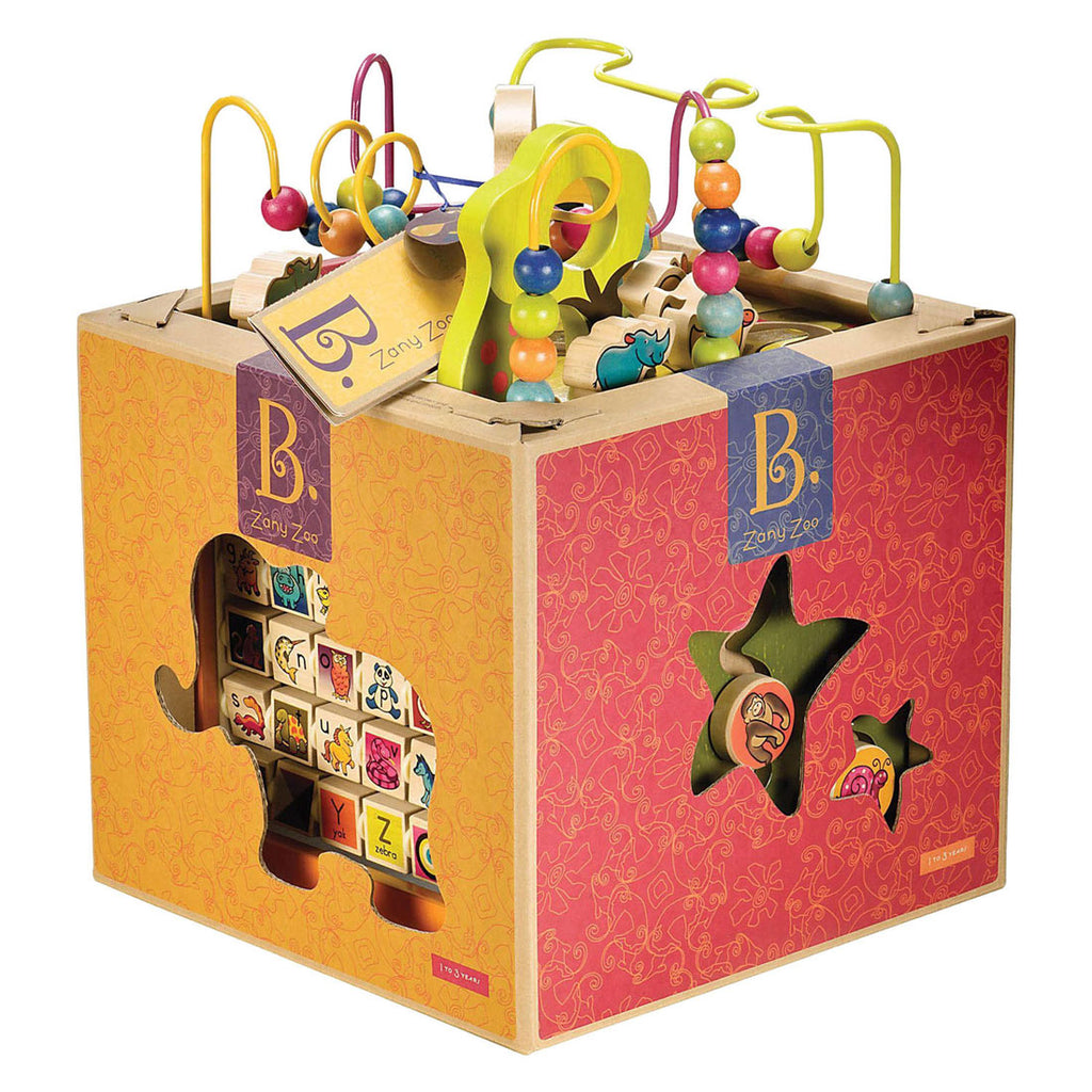- Zany Zoo Activiteitenkubus - 35x35x46cm