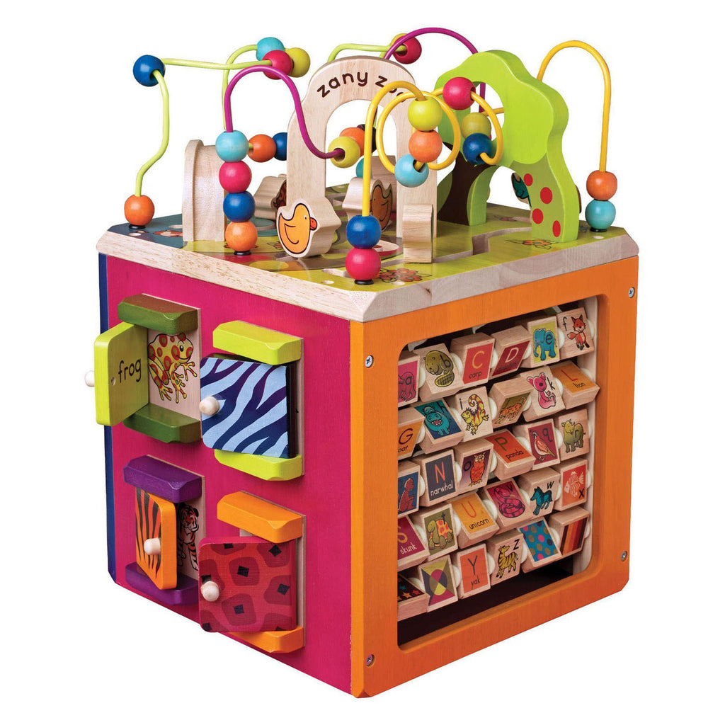 - Zany Zoo Activiteitenkubus - 35x35x46cm