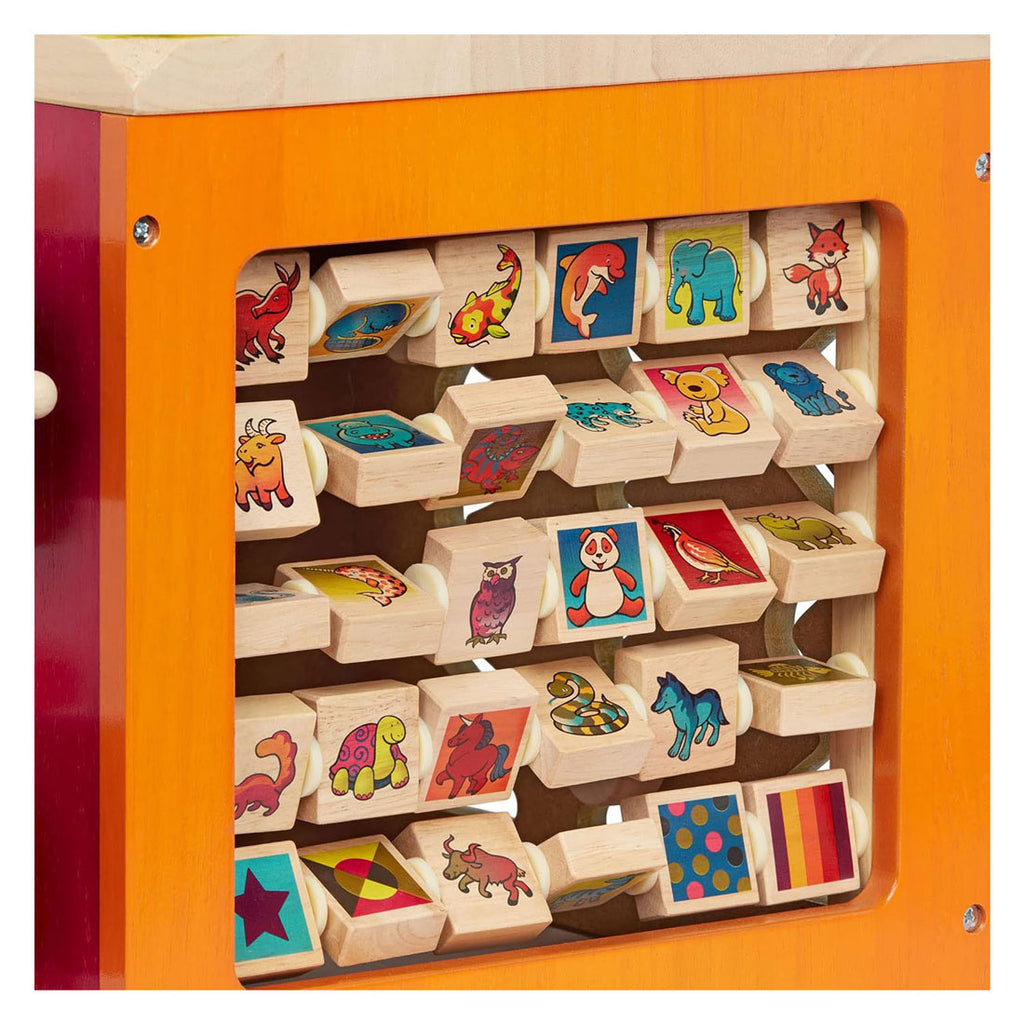 - Zany Zoo Activiteitenkubus - 35x35x46cm