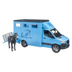 Bruder - Bruder mercedes benz sprinter paardentransport m/1 paard - 1:16