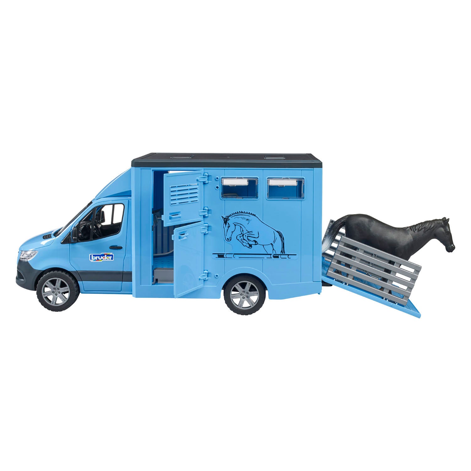 Bruder - Bruder mercedes benz sprinter paardentransport m/1 paard - 1:16