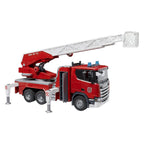 Bruder - Bruder scania super 560r brandweerladderwagen met waterpomp - 1:16