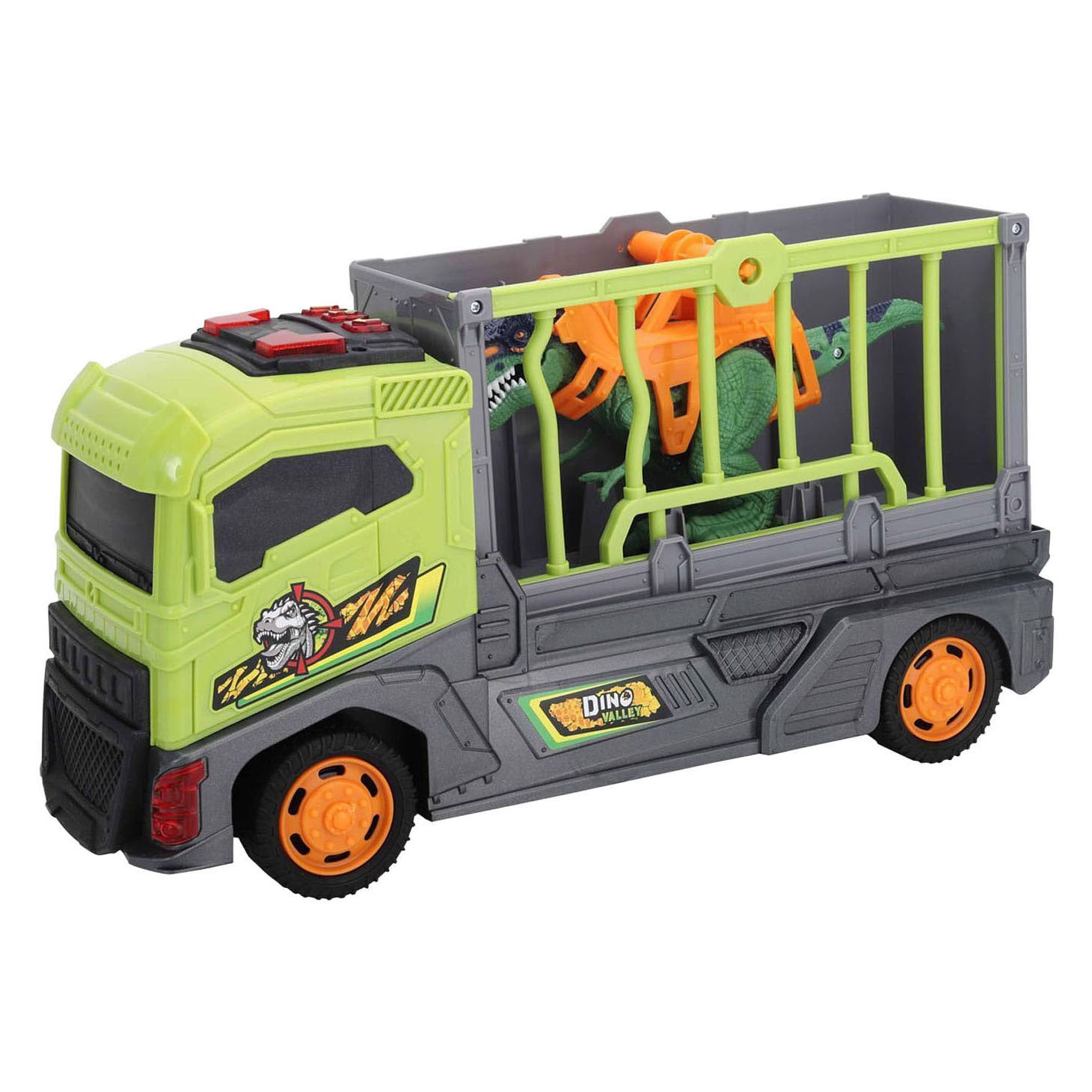 Abi - Abi Dino valley transporttruck met kooi - 37cm