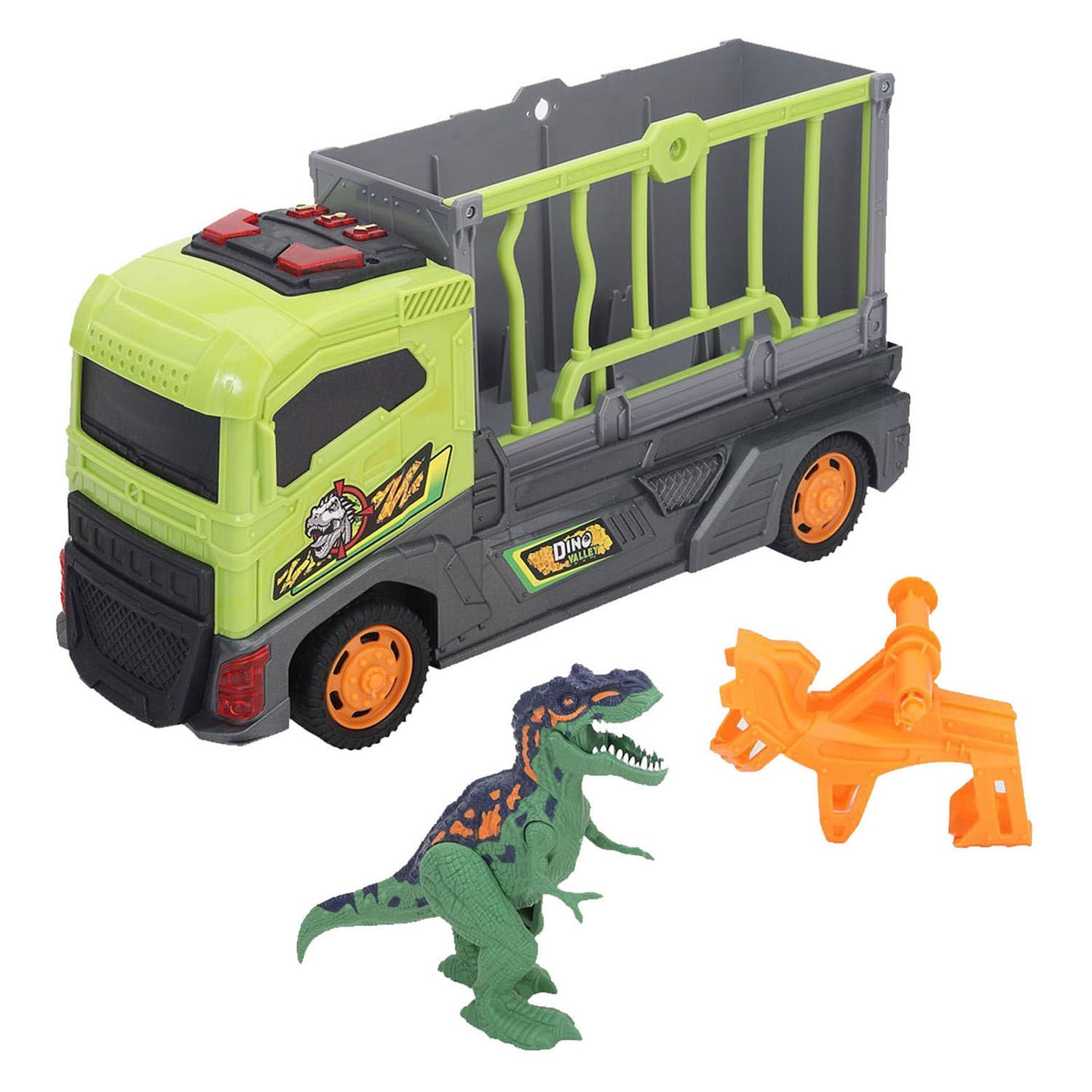 Abi - Abi Dino valley transporttruck met kooi - 37cm