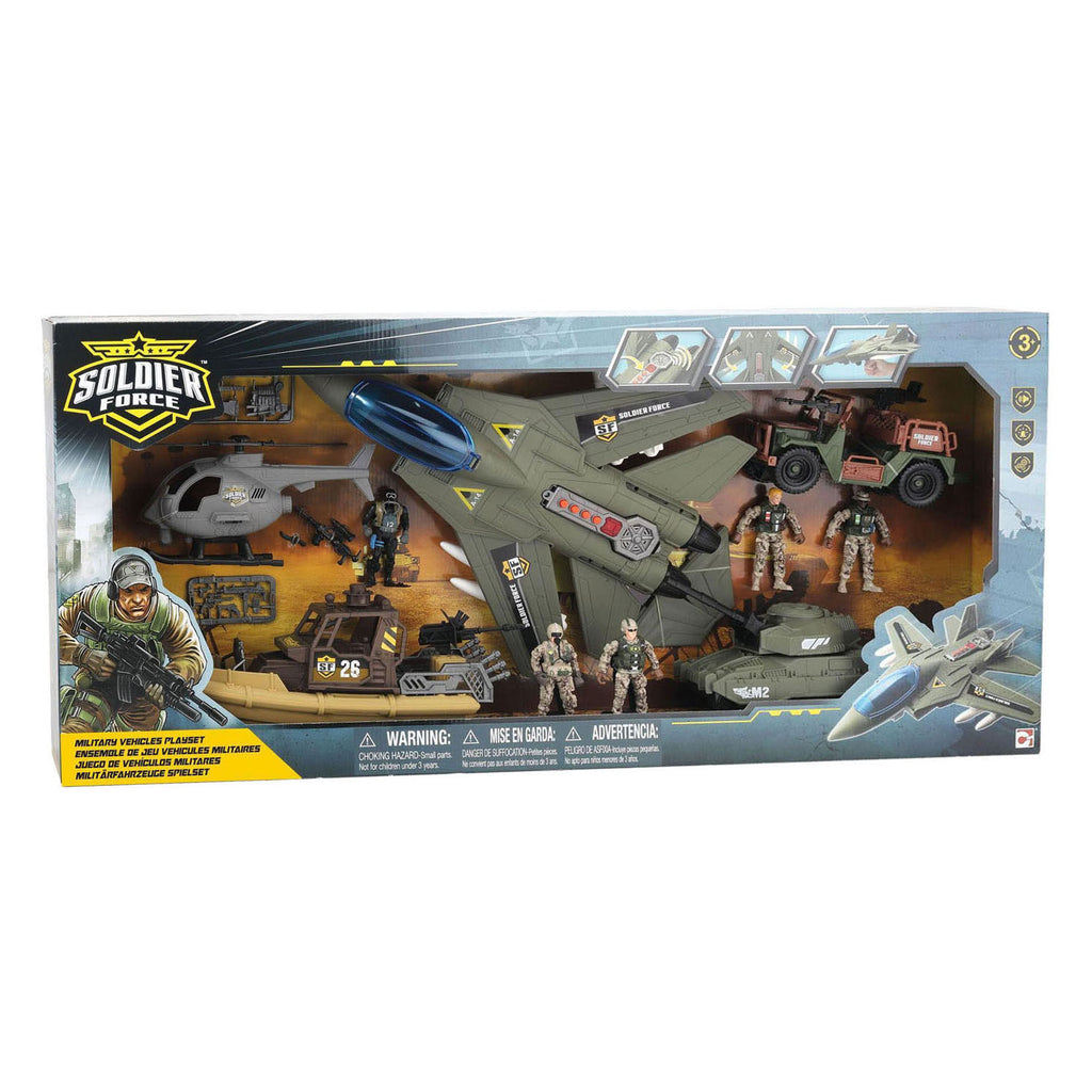 Rc - Rc Soldier foe militaire voertuigen set - 10dlg.