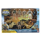 Rc - Rc Soldier foe speelfiguren set 6 soldaten hond en 2 motorfietsen