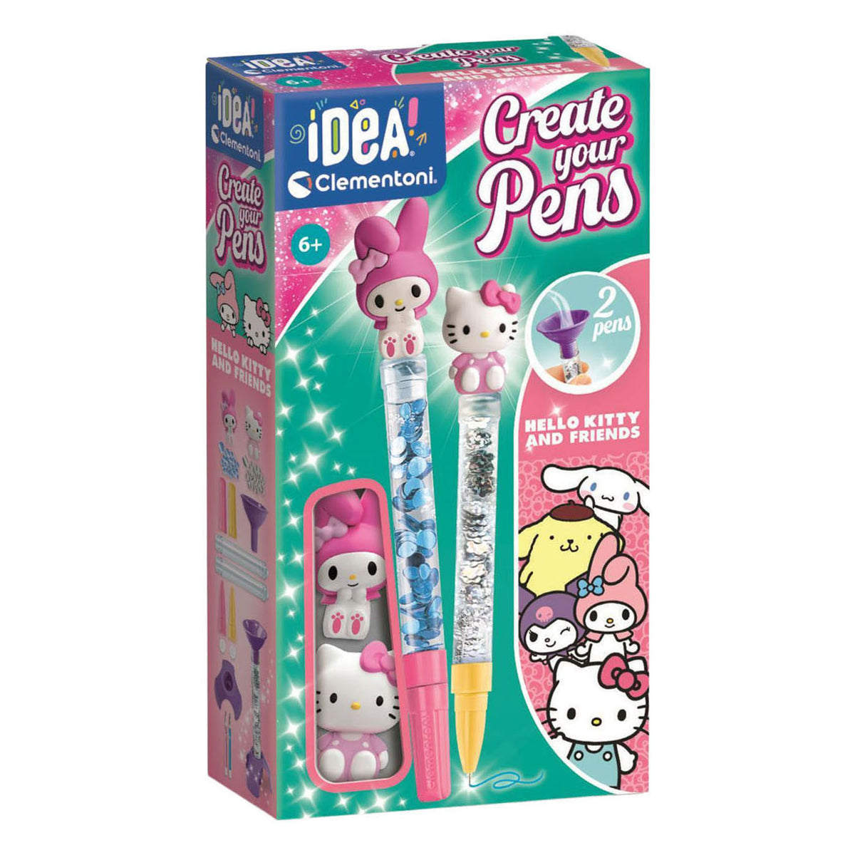 Clementoni idea maak je eigen pennen - hello kitty melody
