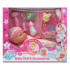 - Zieke Babypop met Oplichtende Wangen