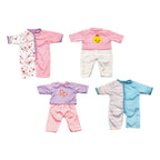 - Poppenkledingset voor 41cm Poppen - 4 Outfits