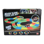 - Neon Glow Racebaan met 2 Auto's - 320dlg.