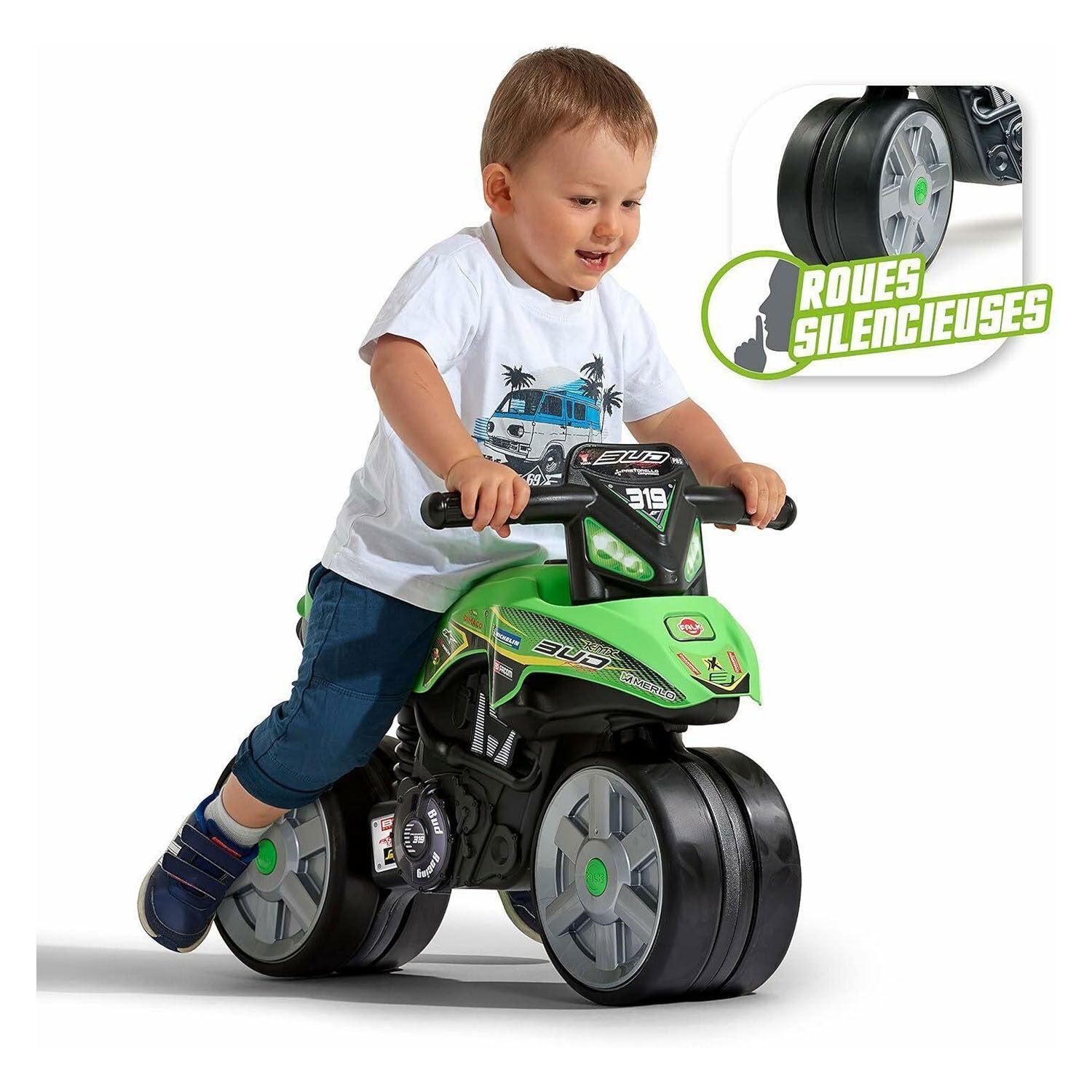 Abi falk bud racing loopmotor met fluisterbanden