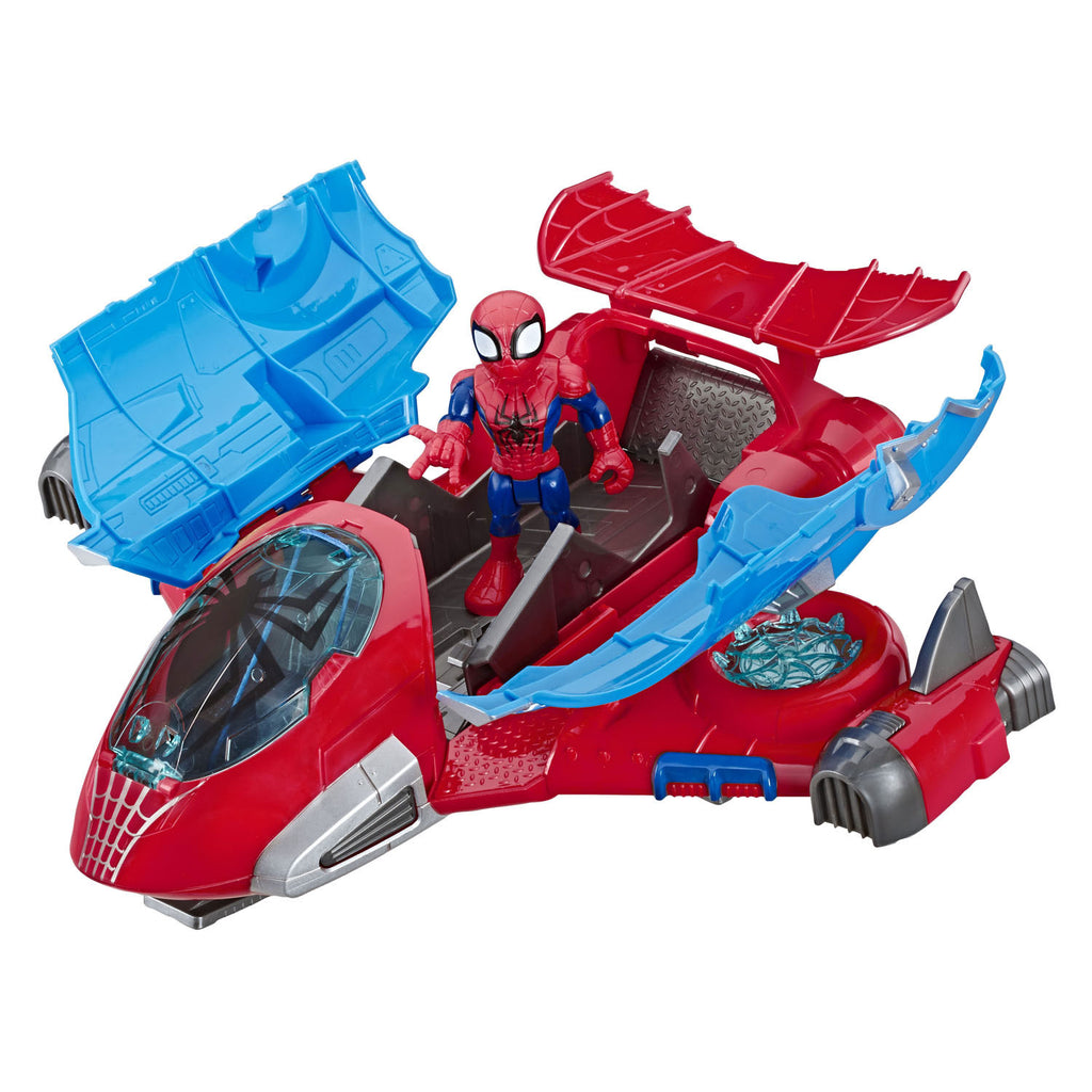 - Super Hero Adventures Spiderman Jetquarters Speelset