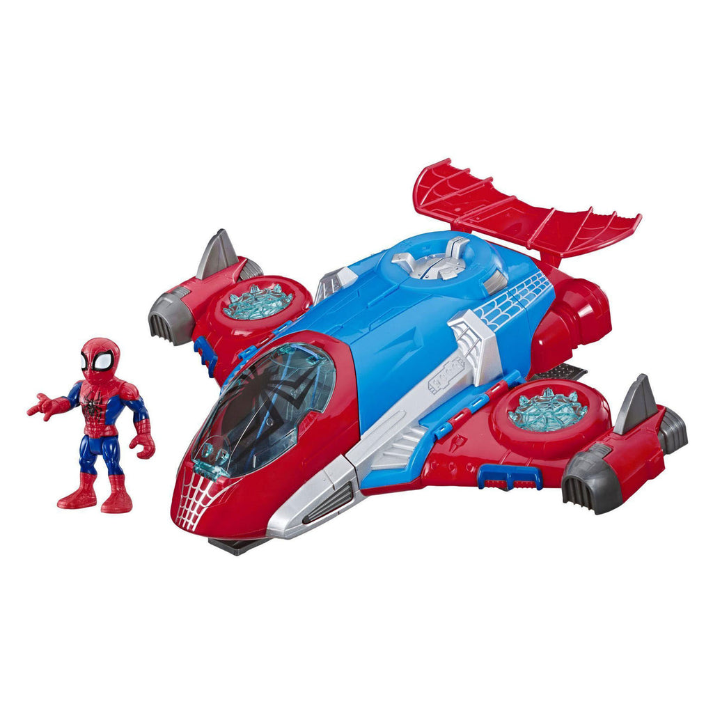 - Super Hero Adventures Spiderman Jetquarters Speelset