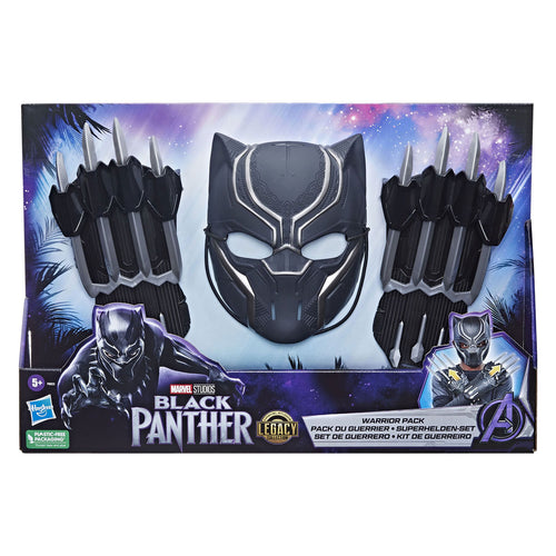 - Black Panther Strijder Pakket - Masker en Handschoenen