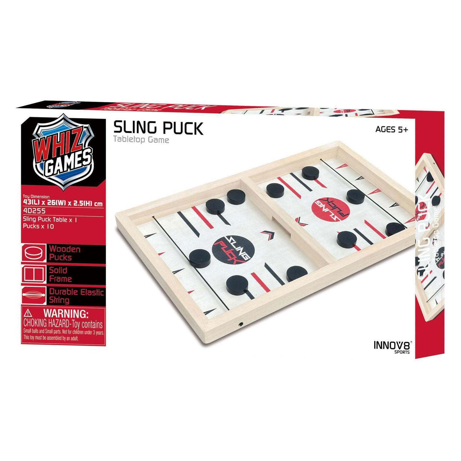 - Houten Sling Puck Speed Shuffle Tafelspel