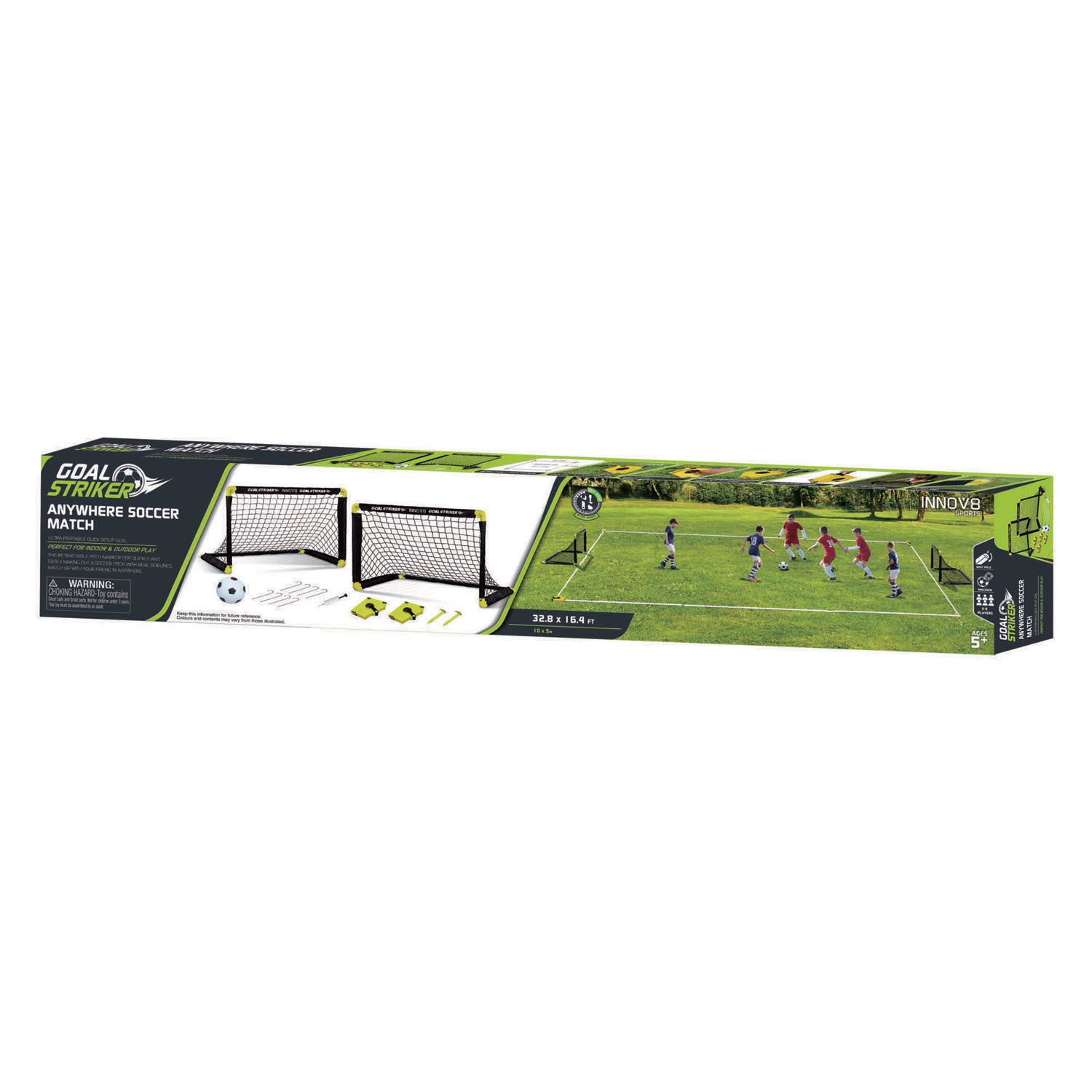 - Anywhere Soccer Match Voetbaldoel Set 2 x 91 x 61 x 61 cm