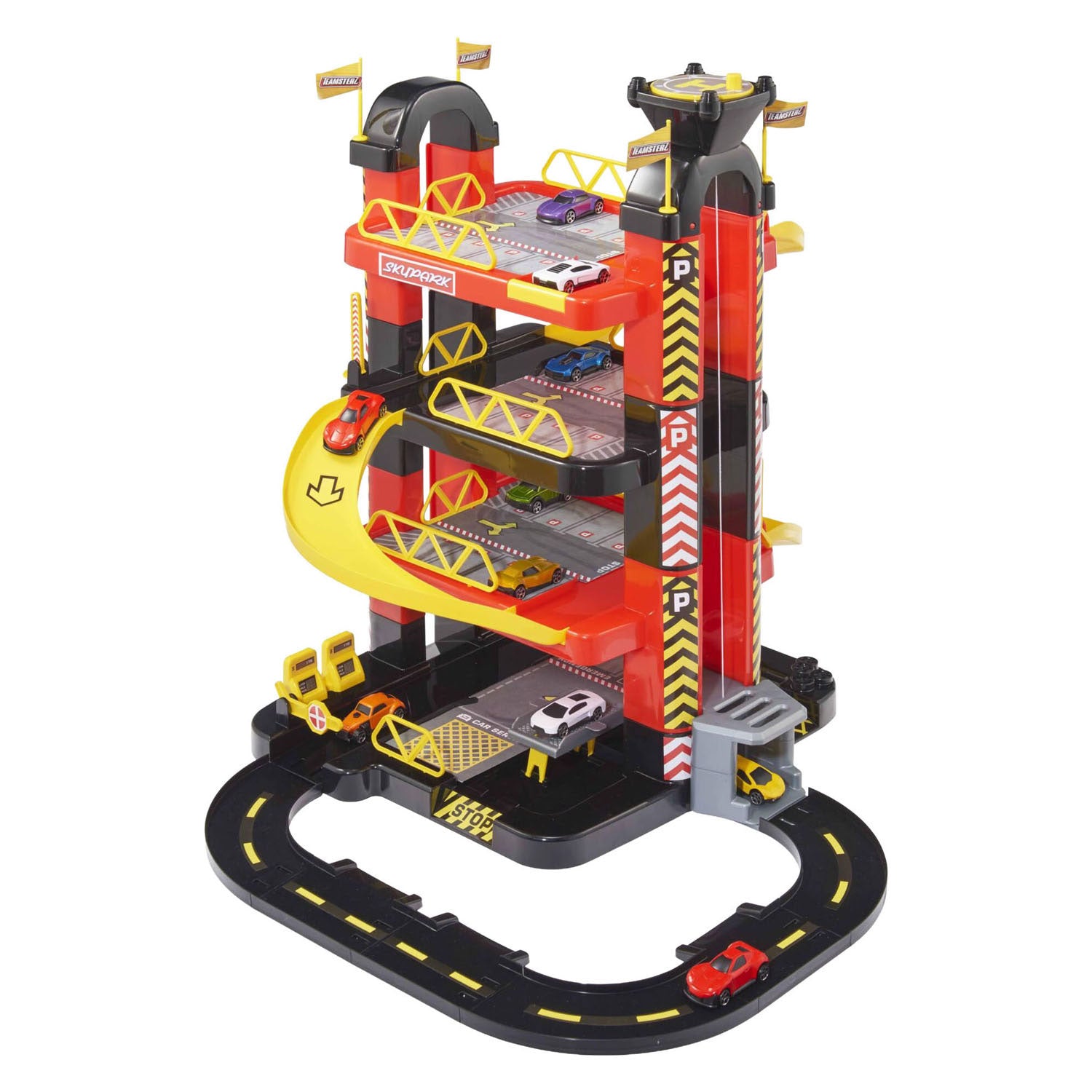 - Teamsterz Parkeergarage 4 etages - Incl. 5 Auto's