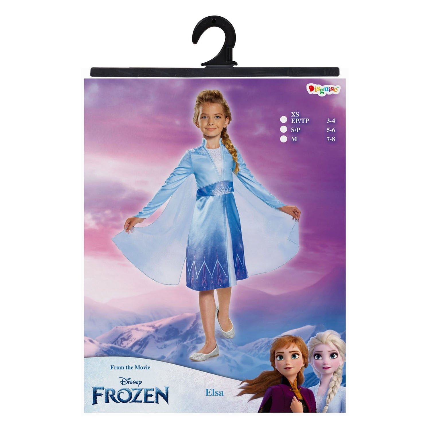 Disguise - Disguise Verkleedpak disney frozen 2 classic elsa - maat 110/116