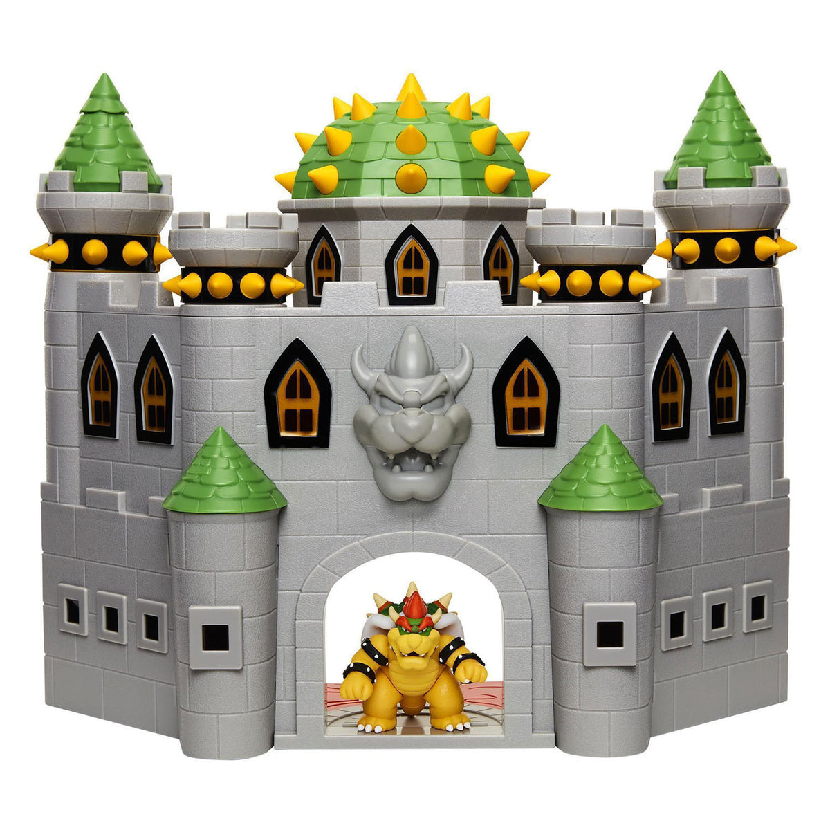 Jakks nintendo super mario deluxe kasteel speelset – met bowser 6 cm