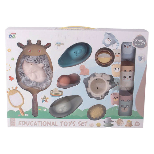 - Badspeelgoedset Pastel Kleuren - 22dlg.