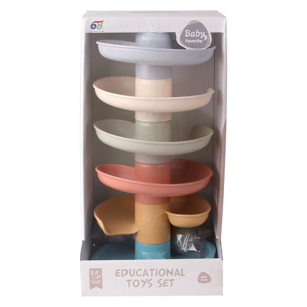- Spiraaltoren Pastel Kleuren - 35cm