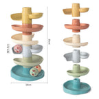 - Spiraaltoren Pastel Kleuren - 35cm