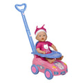 - Dolly Babypop met Loopauto - 37cm