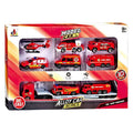 - Alloy Car Series Brandweervoertuigen - 10dlg.