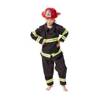 Verkleedpak brandweerman met helm - maat 98