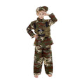 - Verkleedpak Militair - Maat 128
