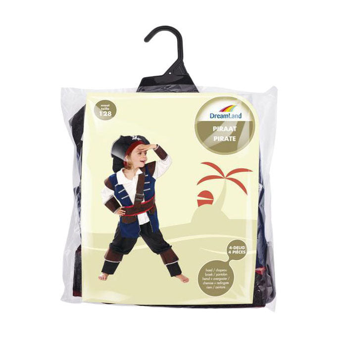 - Verkleedpak Piraat - Maat 128