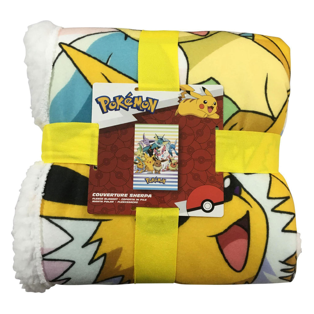 Pokémon - Pokémon Pokemon evolutions fleeceplaid 100x150cm