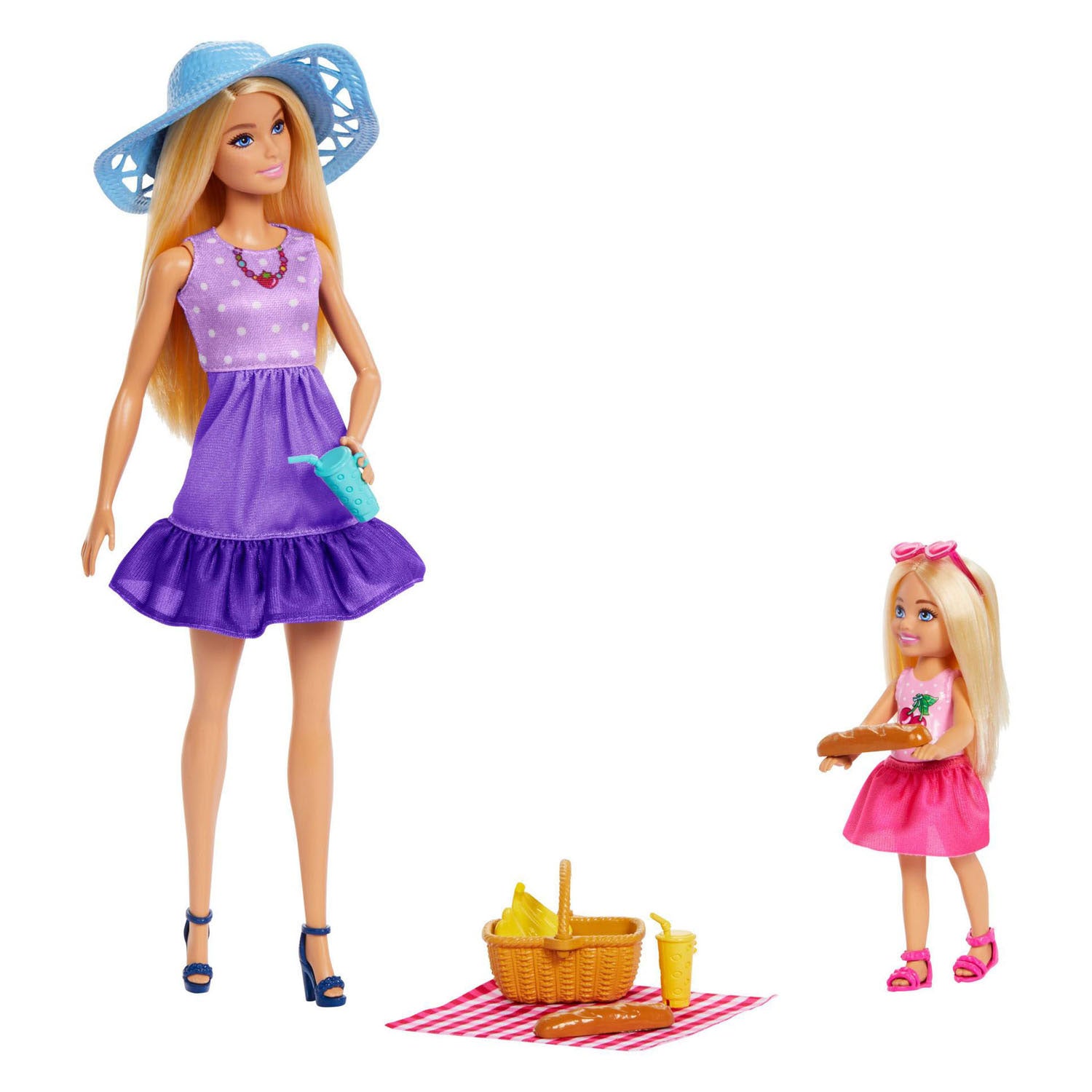 Mattel - Barbie malibu picknickset met chelsea pop