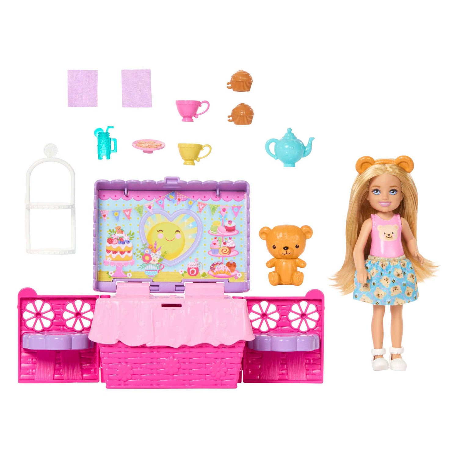 Barbie familie en vrienden club chelsea - pop-up theefeestje