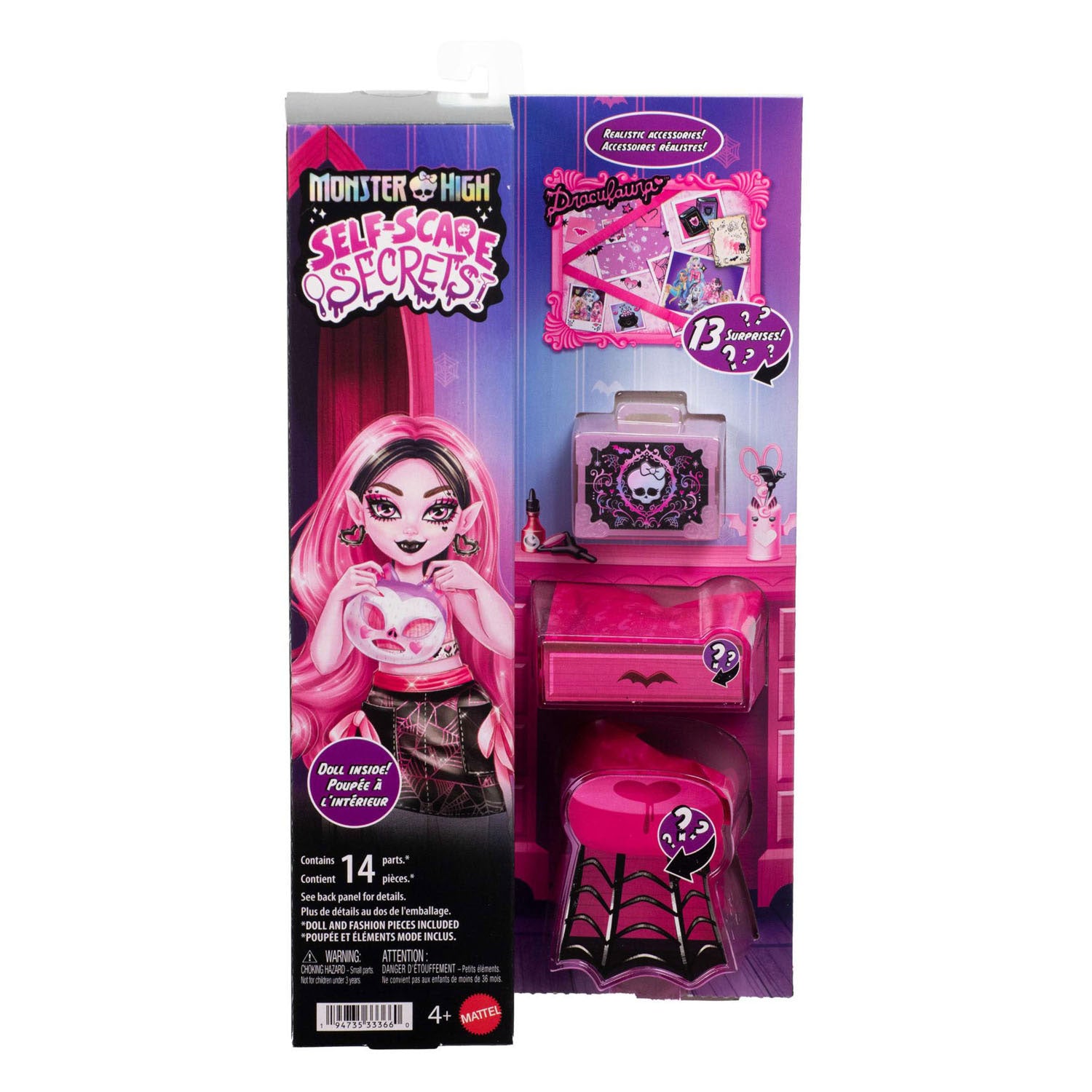 Mattel - Monster high pop self scare secrets draculaura
