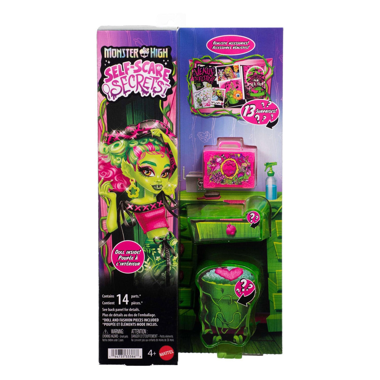 Mattel - Monster high pop self scare secrets venus mcflytrap